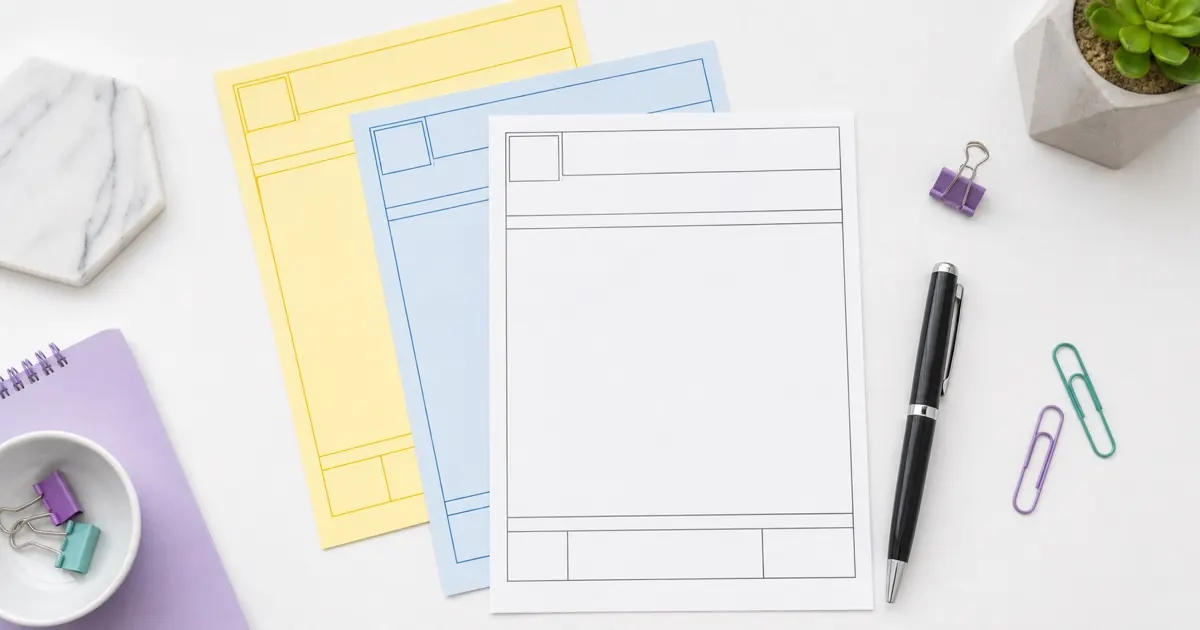Formulários branco, amarelo e azul representando diferentes tipos de receita médica